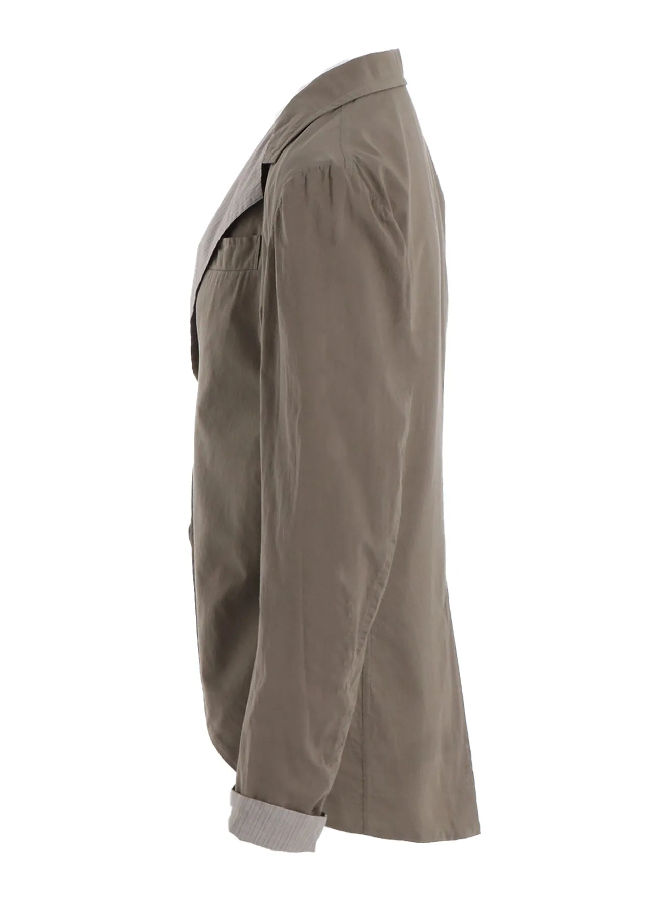 COTTON LAWN GARMENT DYE SWLLOWTAIL JACKET