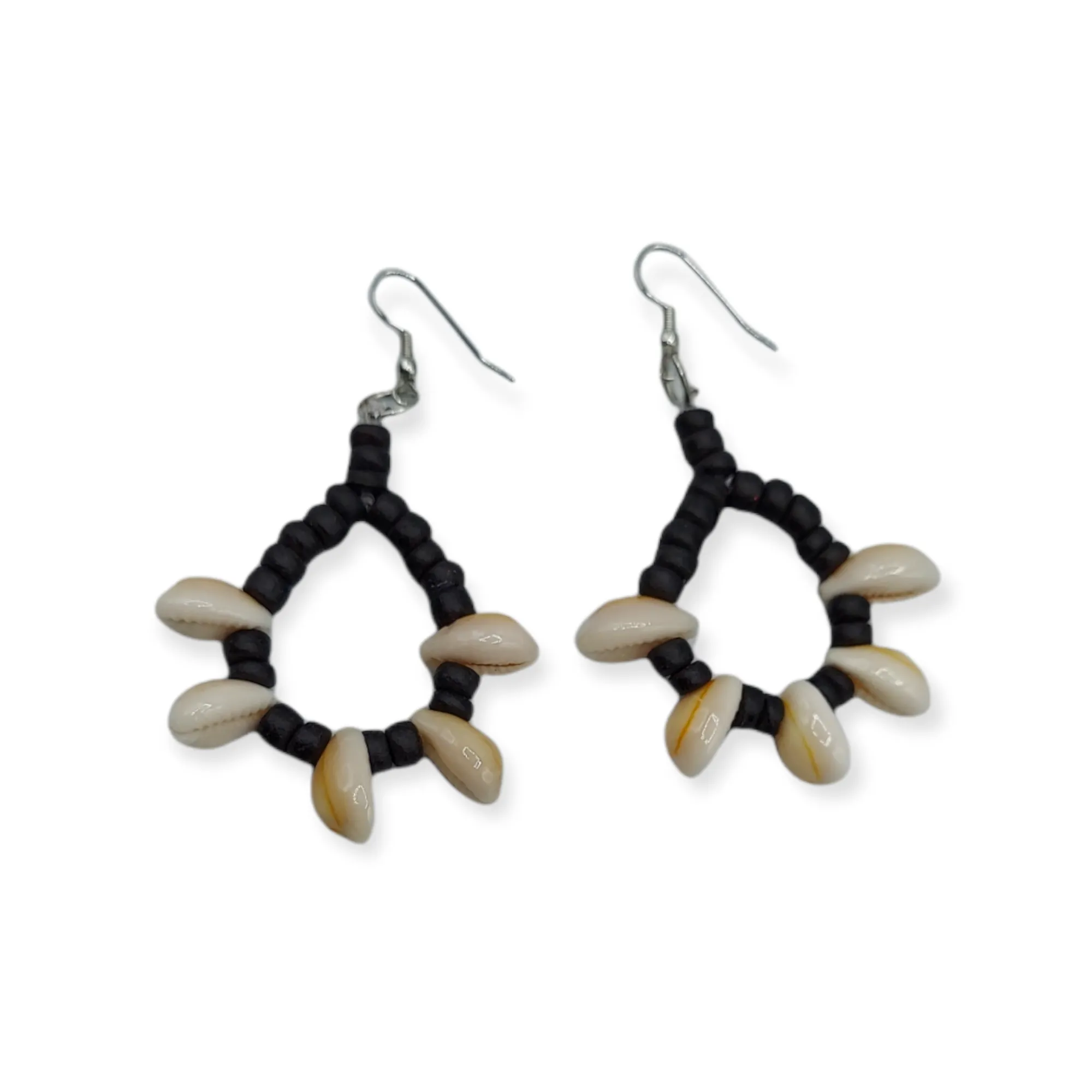 Cowrie Shell | Ivory Bone Earring | Geri's Bluffing Boutique