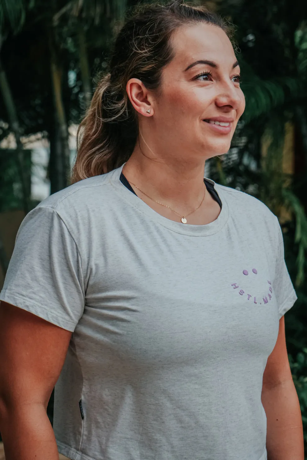 Crop Smile Positivi-Tee