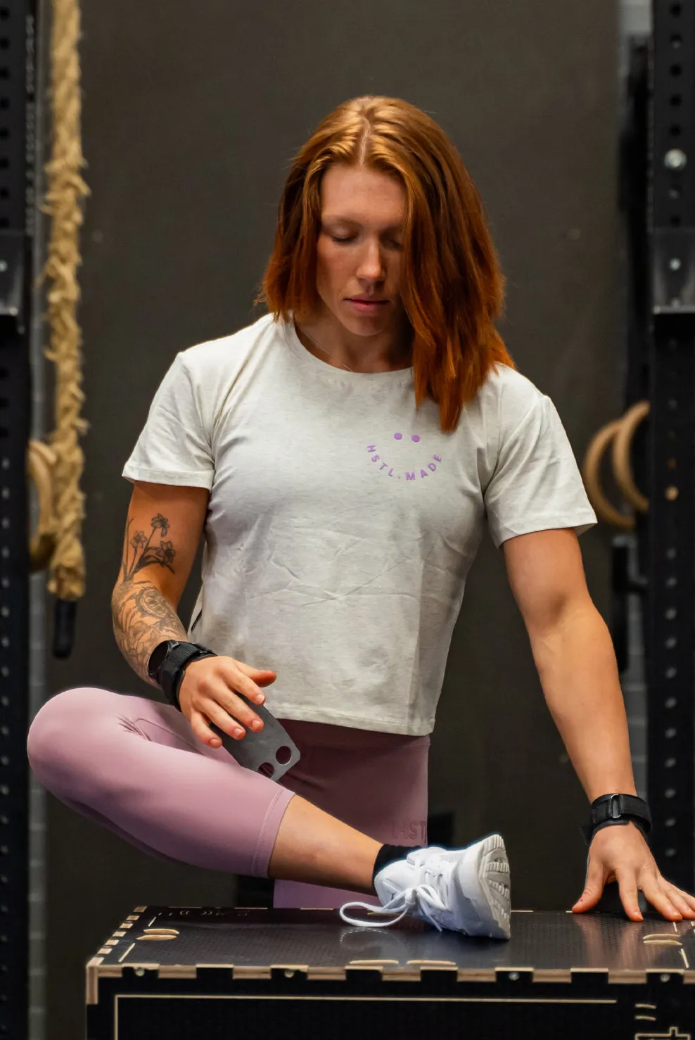 Crop Smile Positivi-Tee