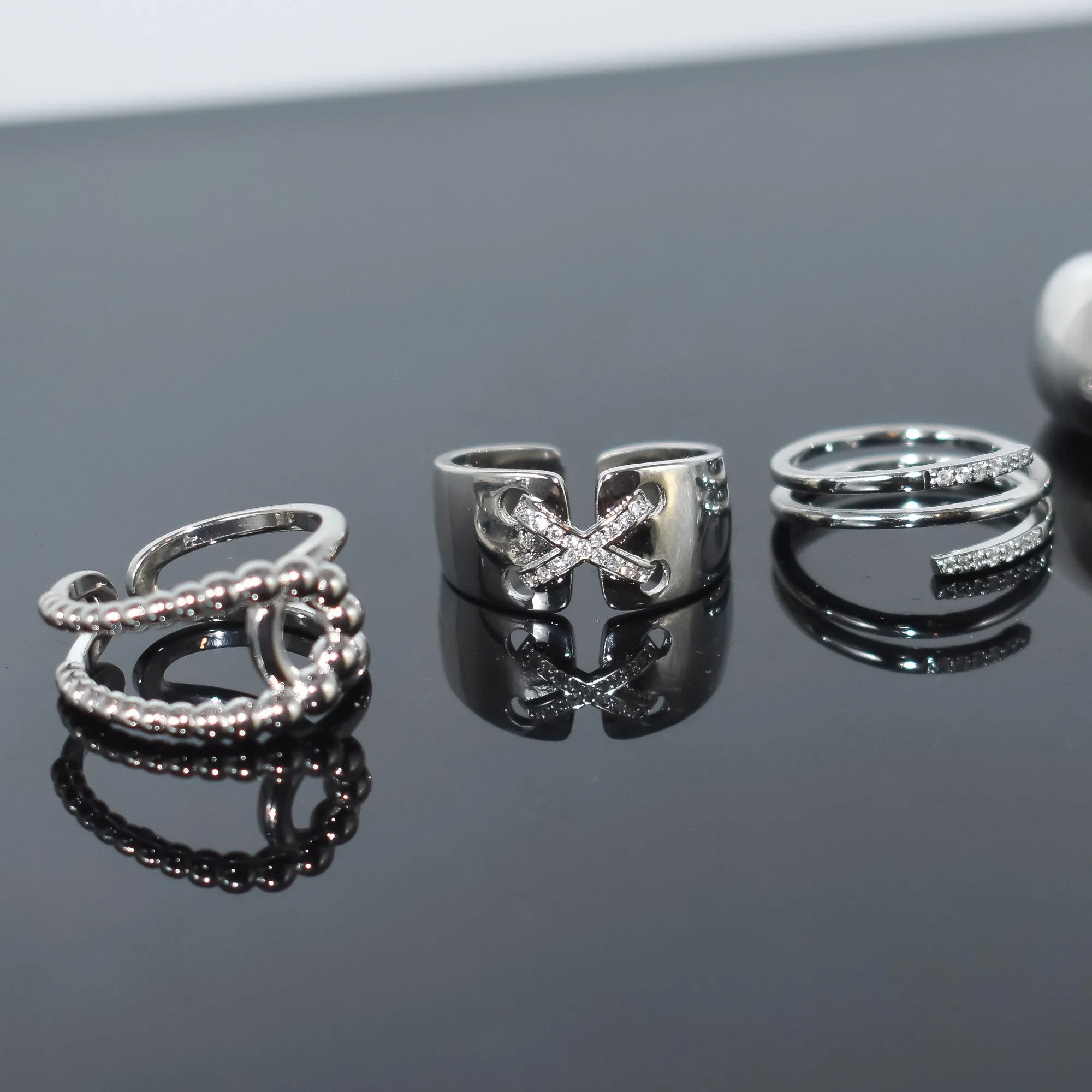 Crossroads Pave Ring