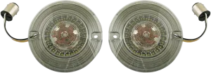 Custom Dynamics PB-AW-1157-T Flat Probeam Amber/White Dynamic Ringz Inserts with Smoked Lenses