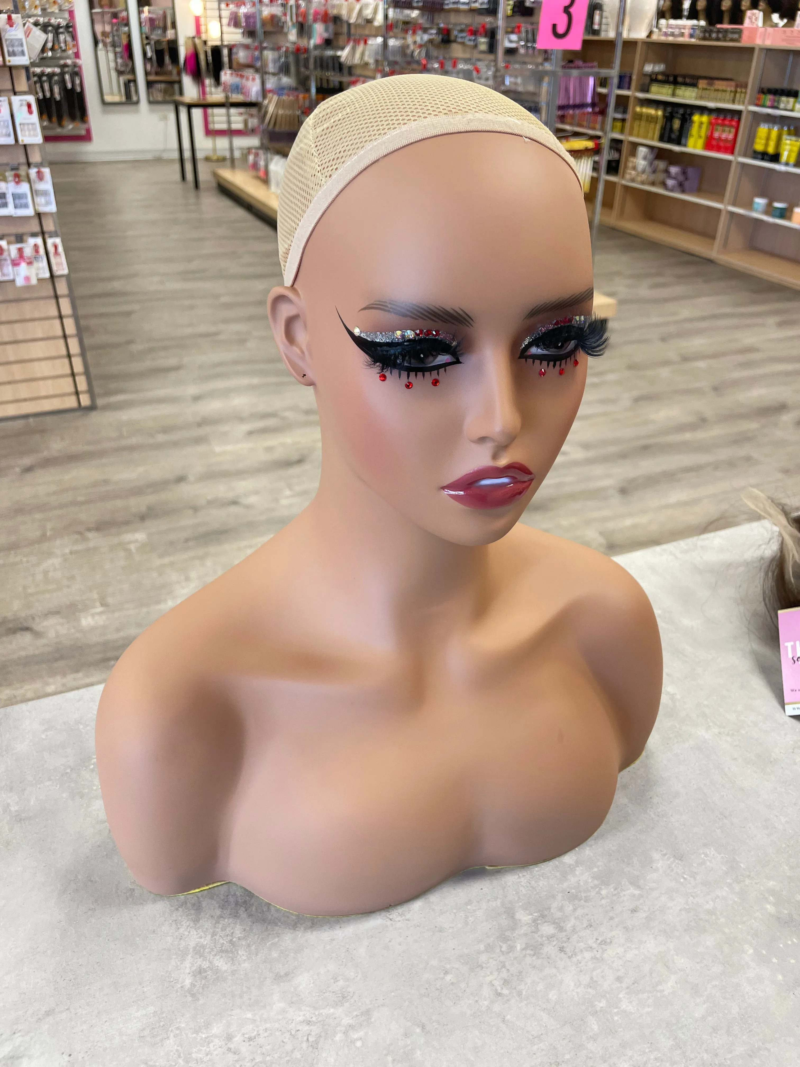 Custom Made Mannequin Head Custom Product Display Mannequin "Chloe"