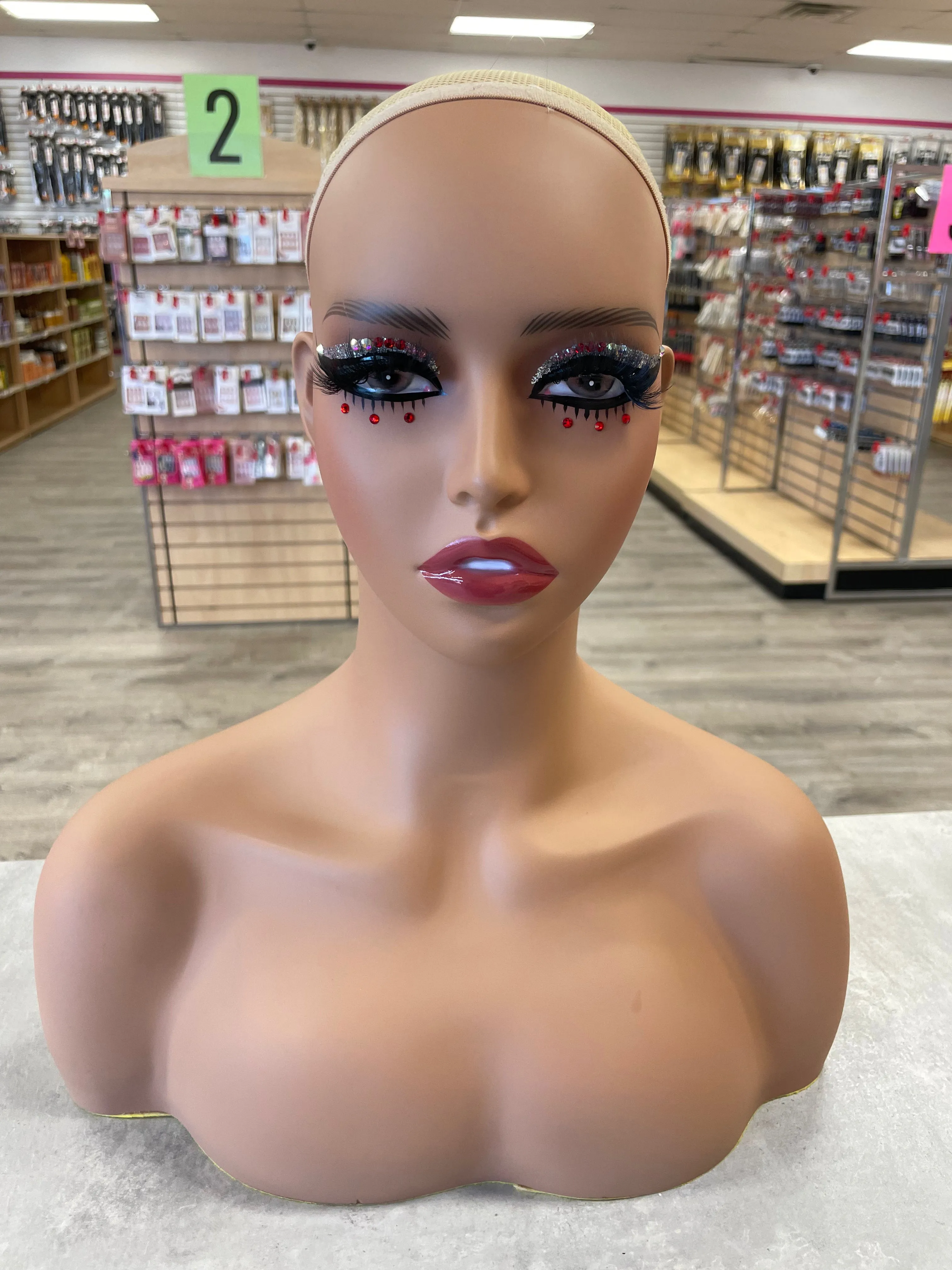 Custom Made Mannequin Head Custom Product Display Mannequin "Chloe"
