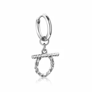 Custom Round Stainless Steel Fashion Earrings for Men