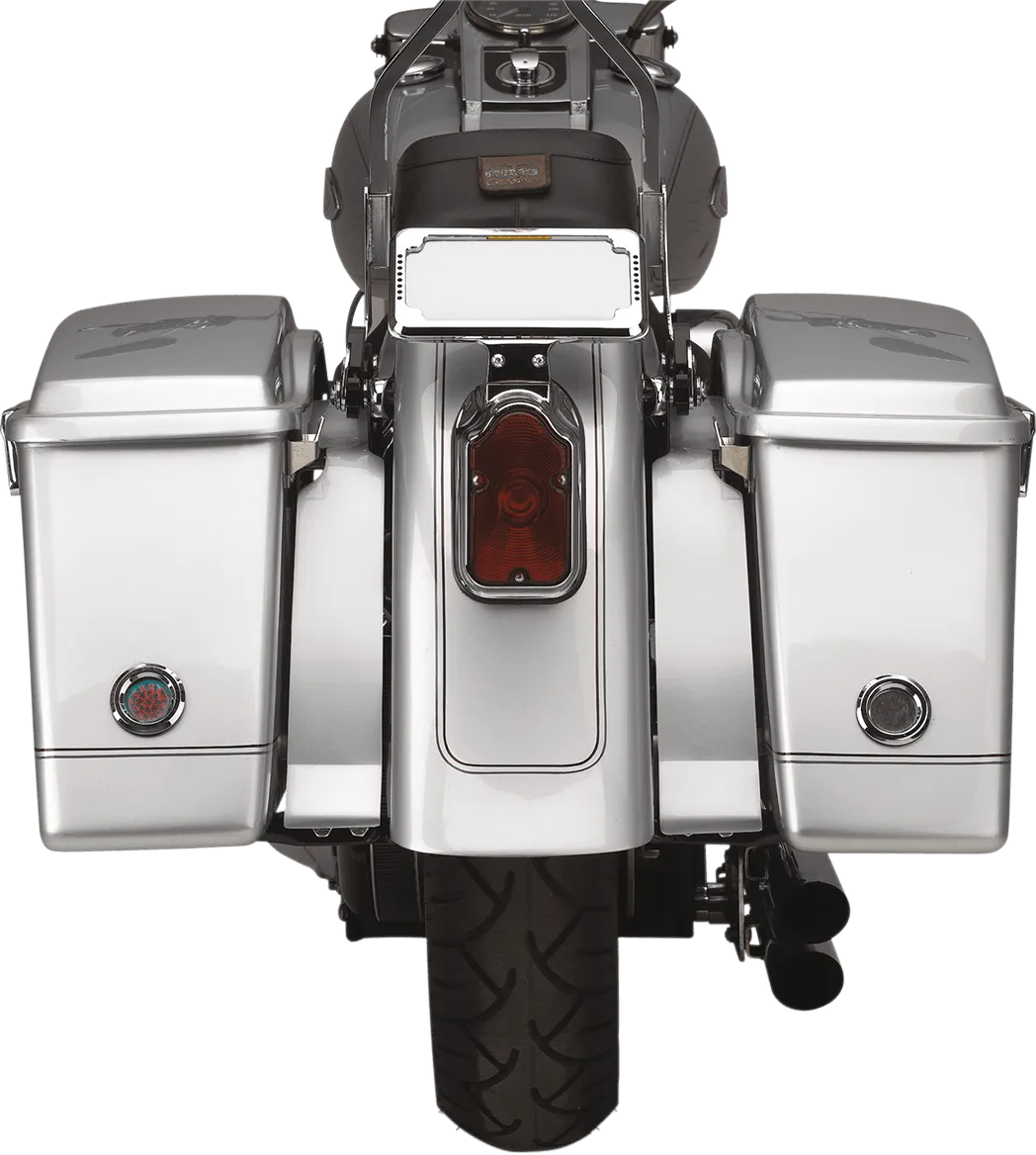 Cycle Visions CV-7220 Bagger-Tail Filler Panels for Hard Bags - Raw
