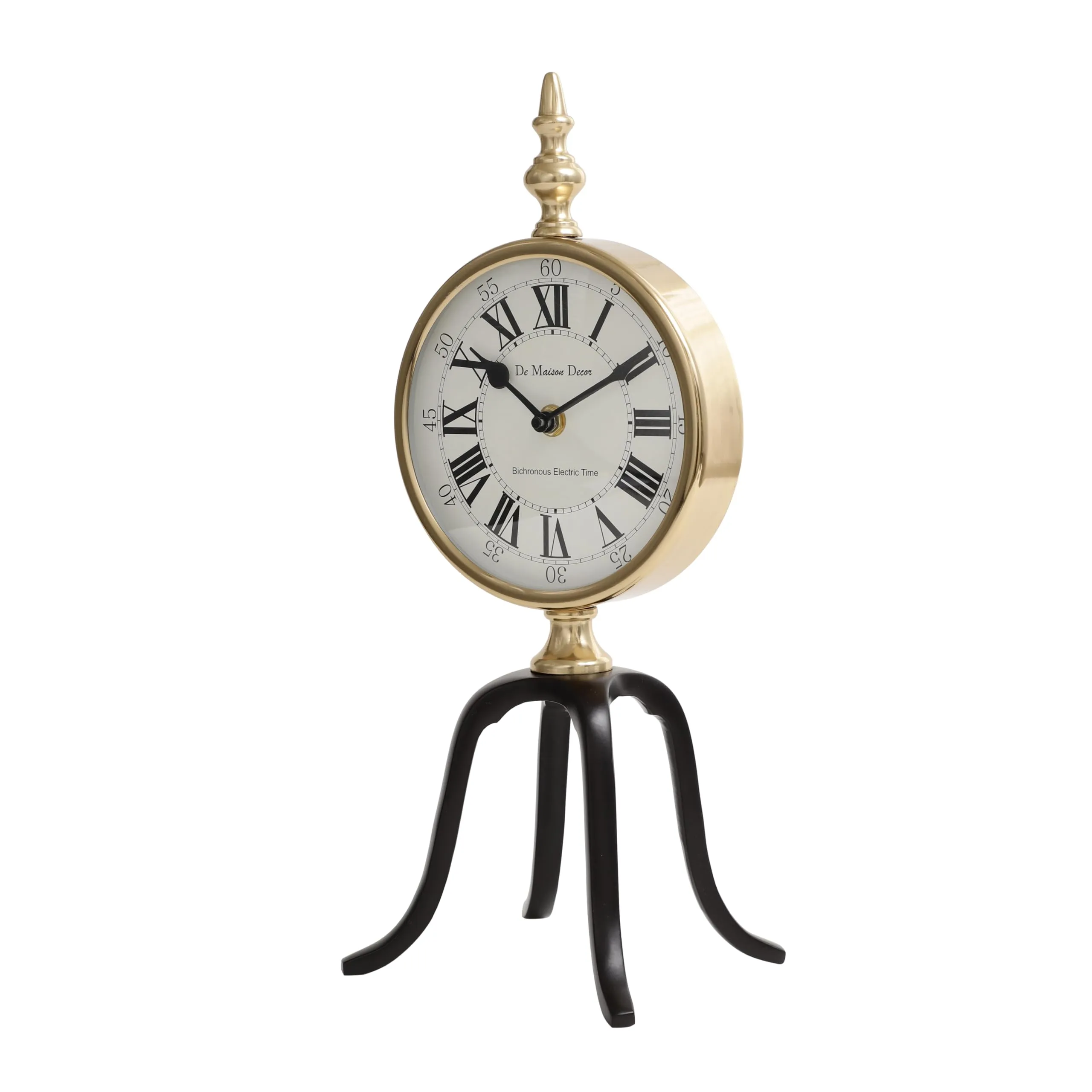 Decor de Maison Quad Stand Clock in Black