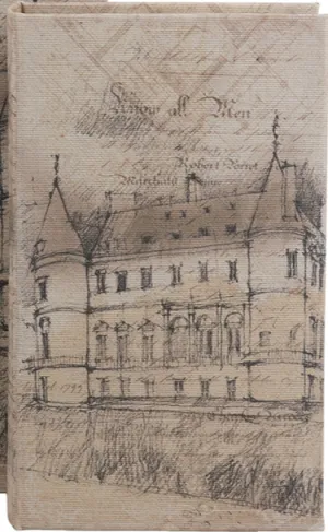 Decorative Book Boxes with Architectural Sketch Motifs - S:5x2x8.5"
