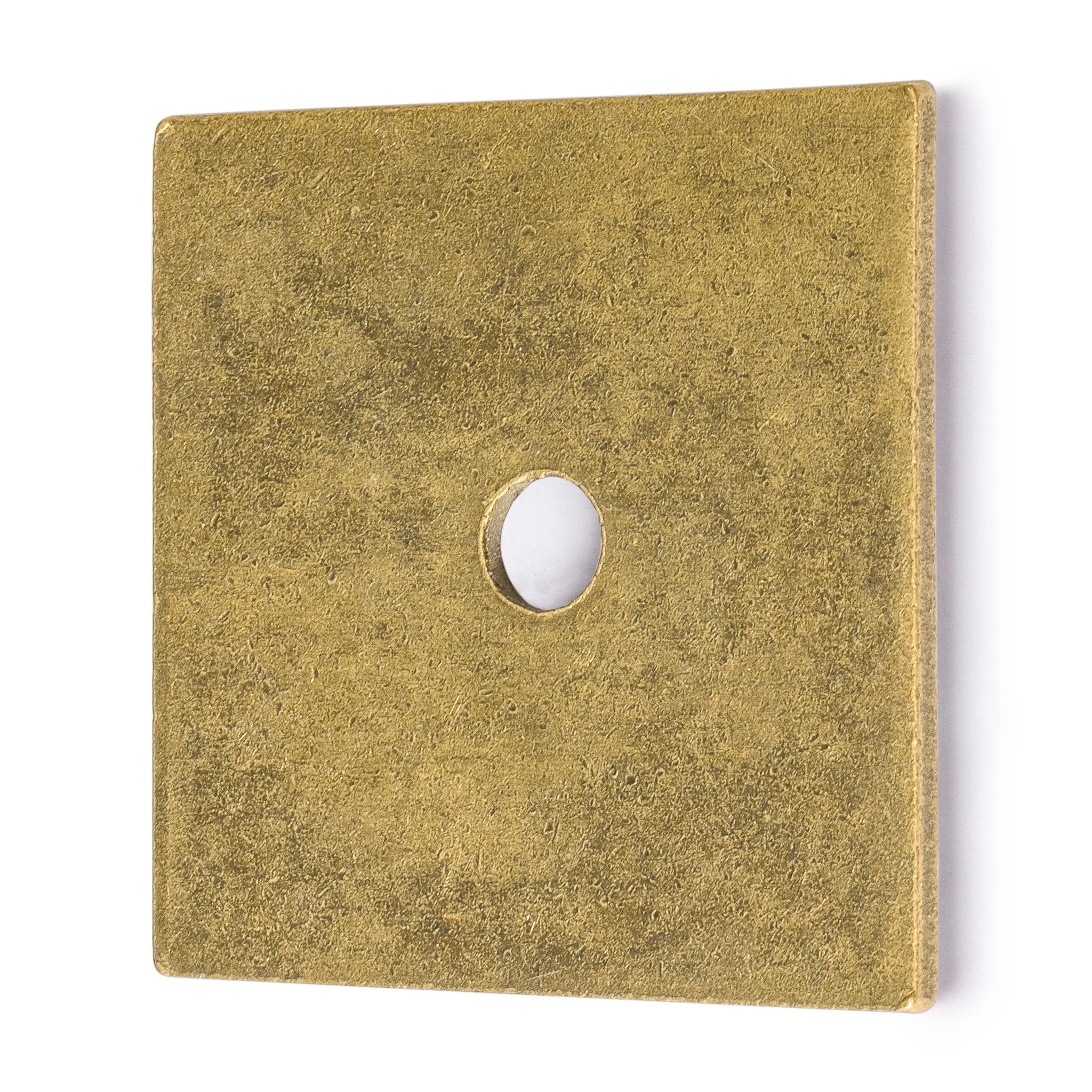 Decorative Square Washer Brass Hardware 1.5" - Set of 10