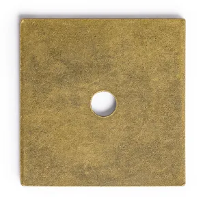 Decorative Square Washer Brass Hardware 1.5" - Set of 10