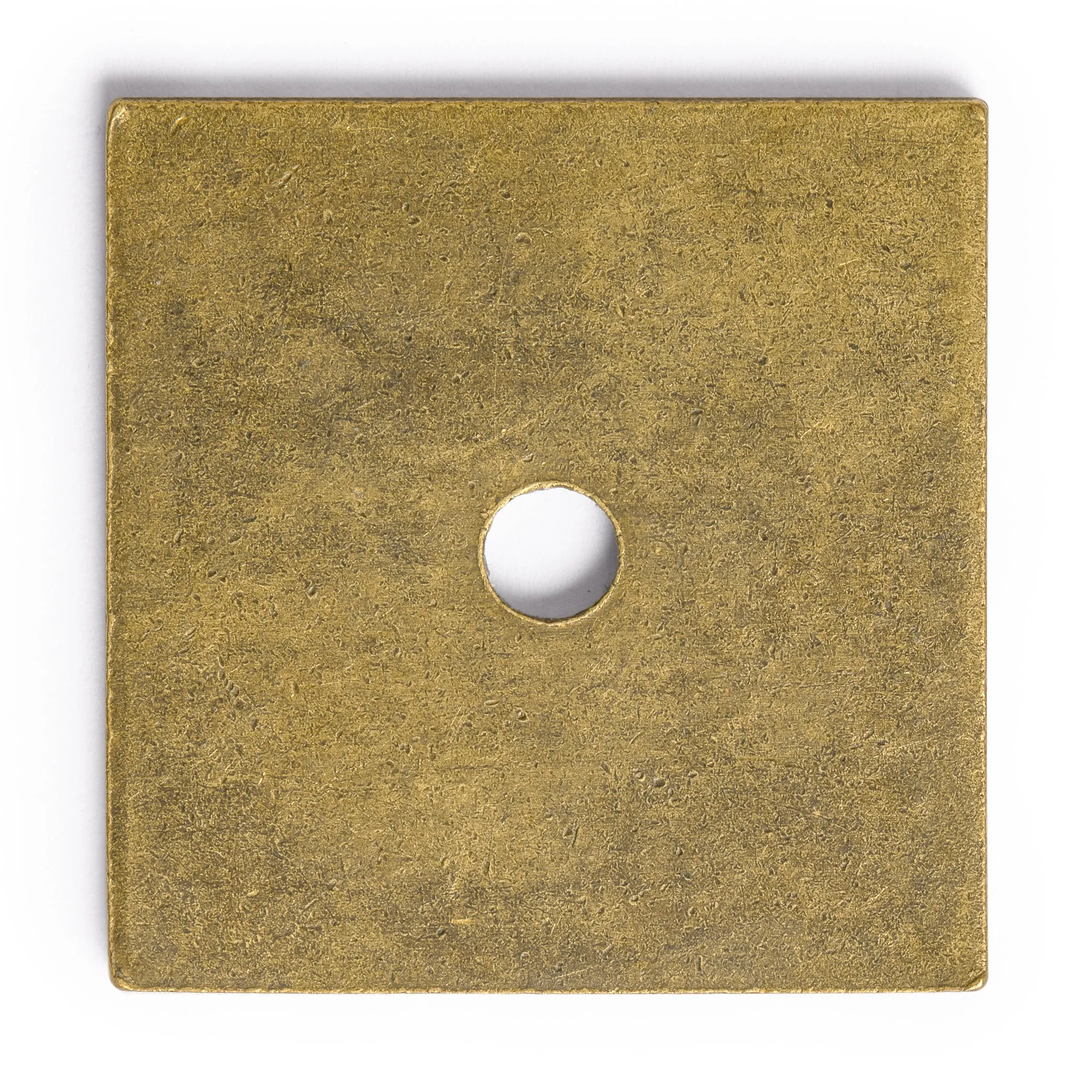 Decorative Square Washer Brass Hardware 1.5" - Set of 10