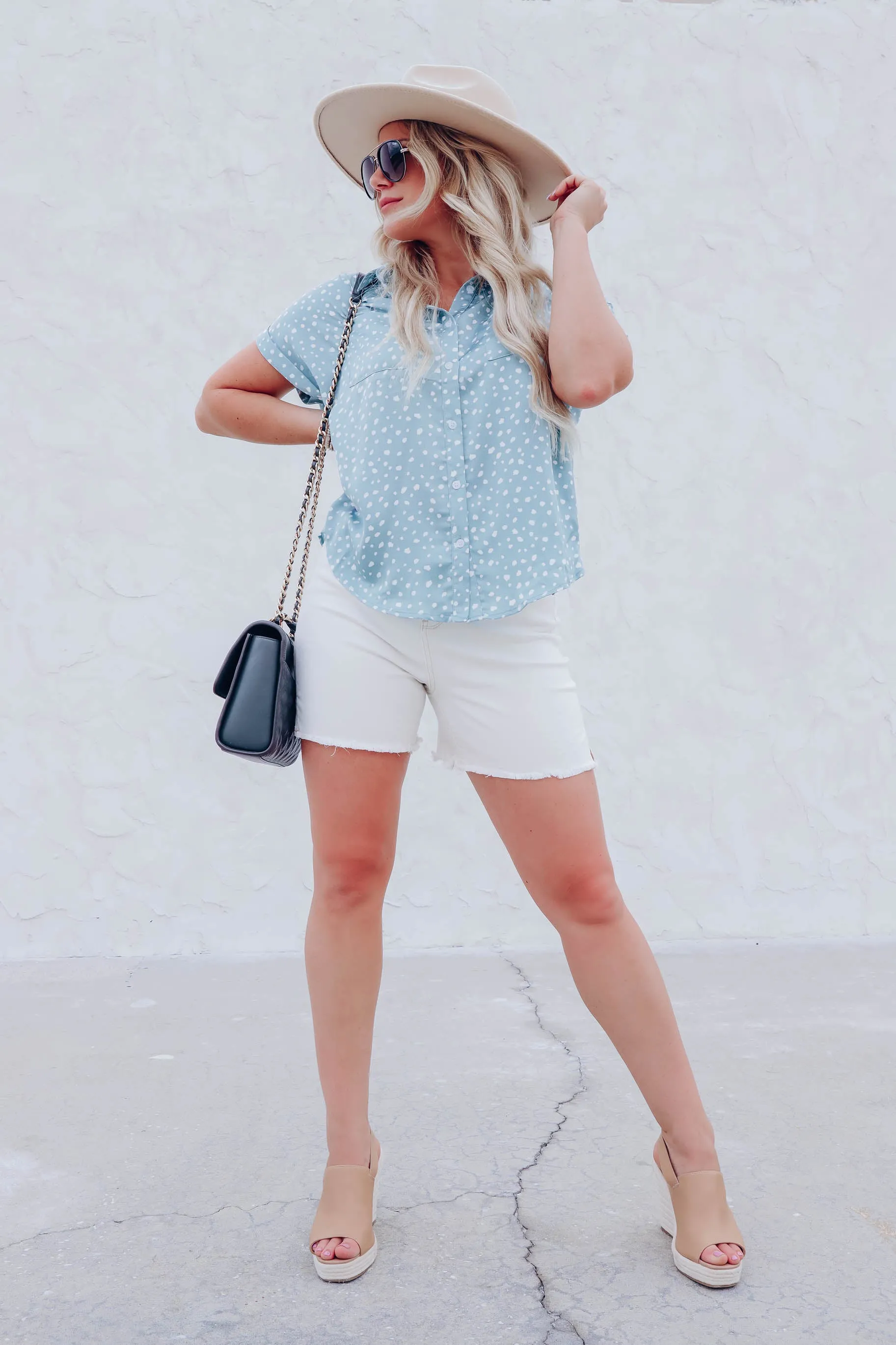 Delani Denim Shorts S-3X - Final Sale