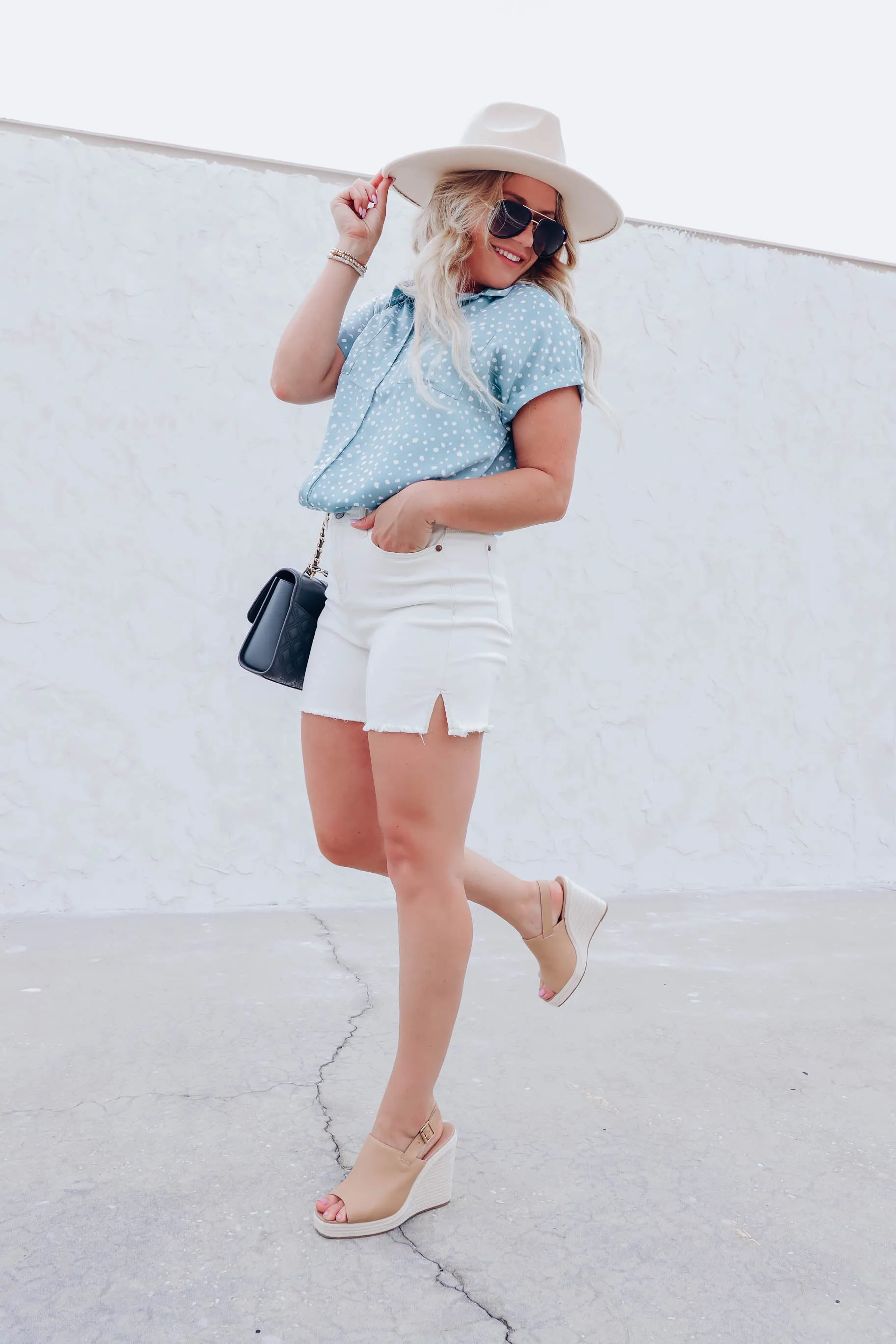 Delani Denim Shorts S-3X - Final Sale