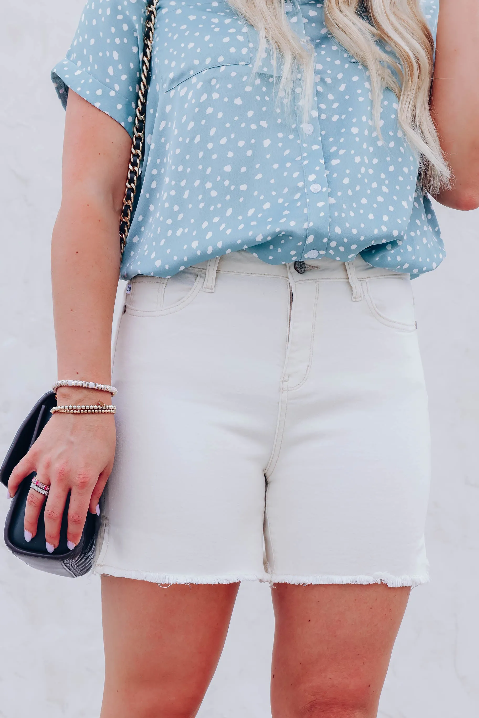 Delani Denim Shorts S-3X - Final Sale