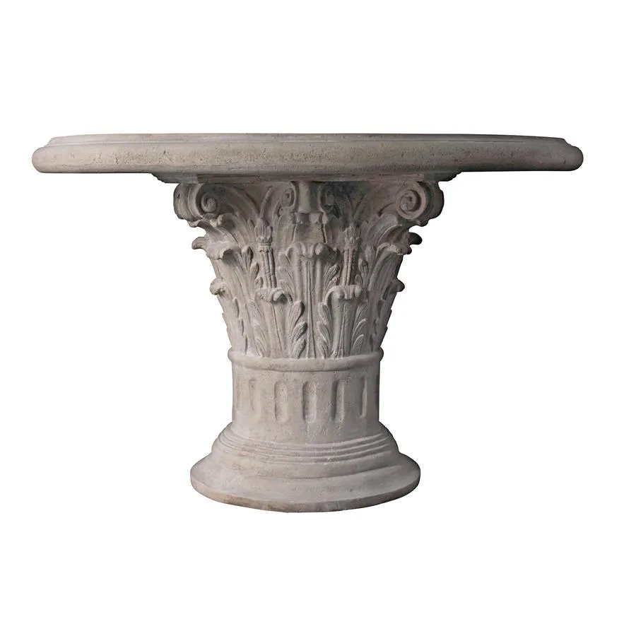 Design Toscano- Roman Corinthian Capital Architectural Table