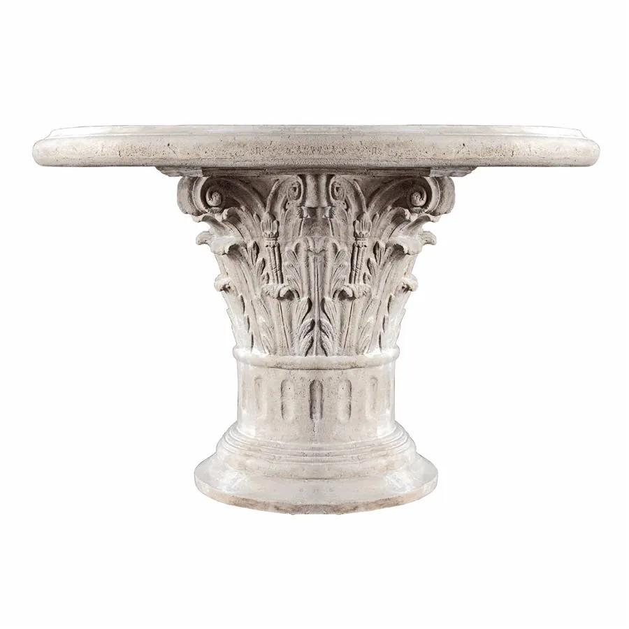 Design Toscano- Roman Corinthian Capital Architectural Table