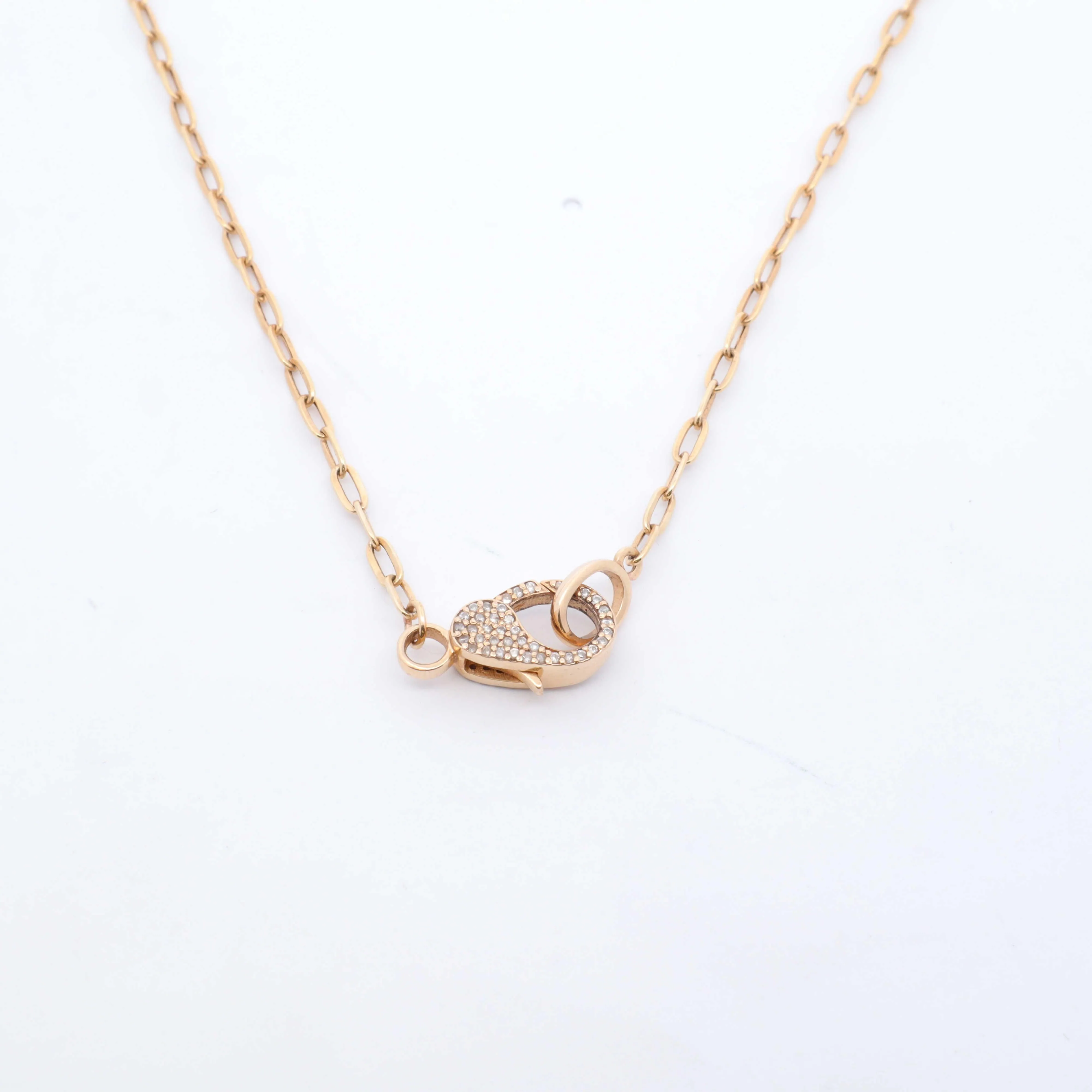 Diamond Clasp Necklace