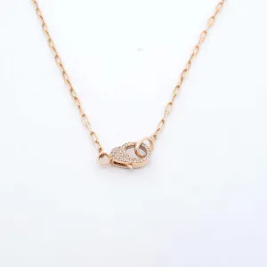 Diamond Clasp Necklace