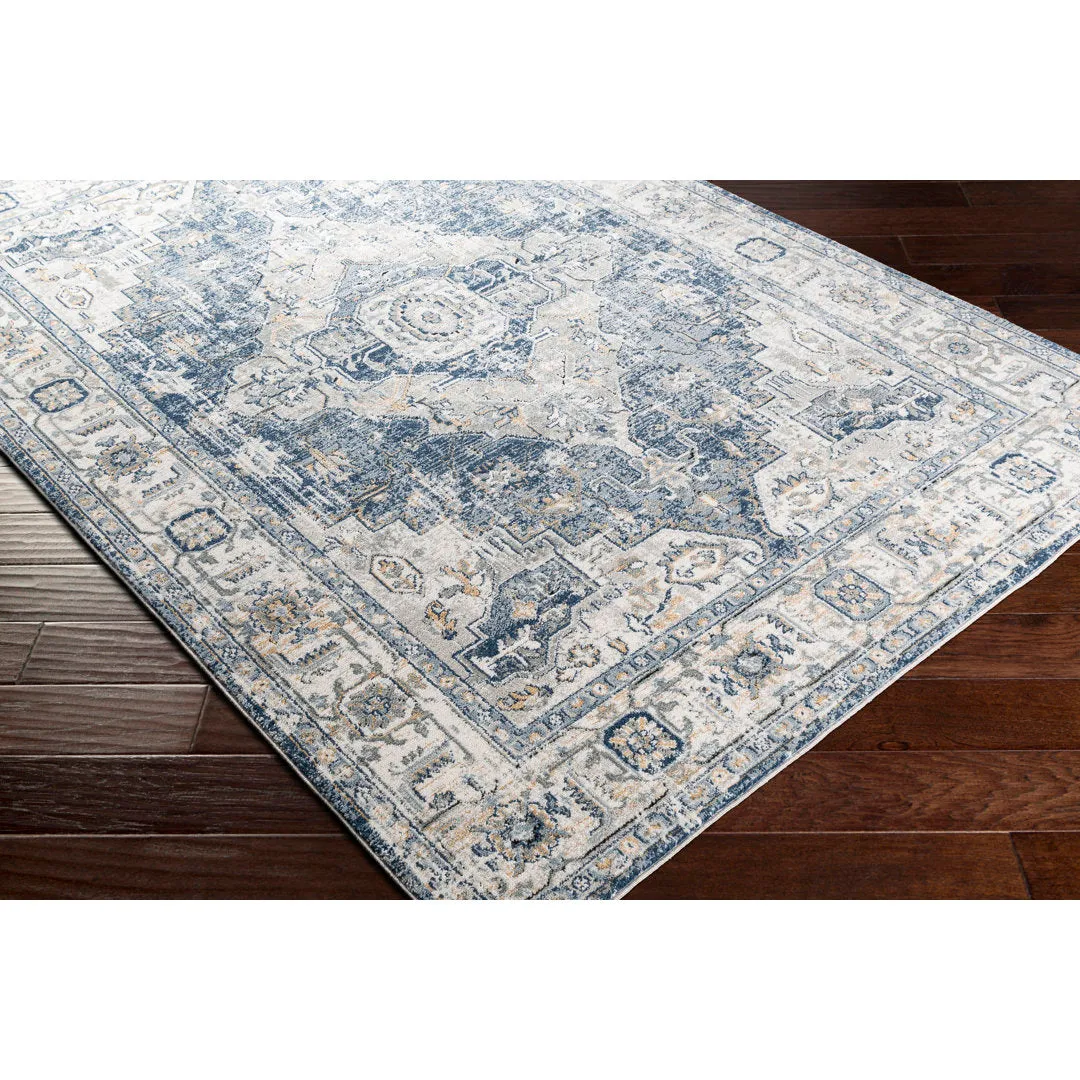 Doyon Oriental Gray/Blue Area Rug Langley Street® Rug Size: Rectangle 9' x 12'