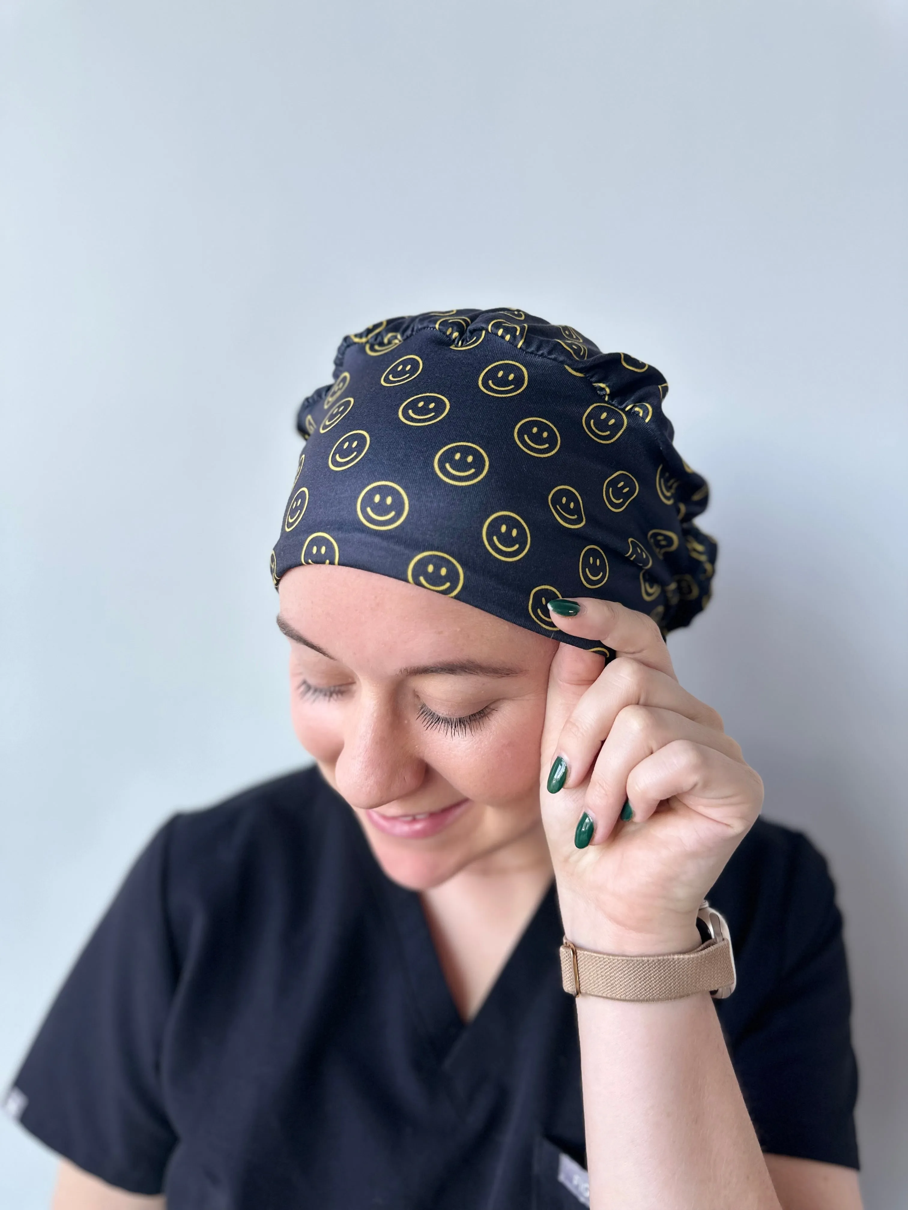 DuoStyle Scrub Hat - Classic Smiley