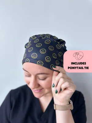 DuoStyle Scrub Hat - Classic Smiley
