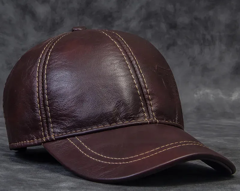 EagleEye Leather Cap