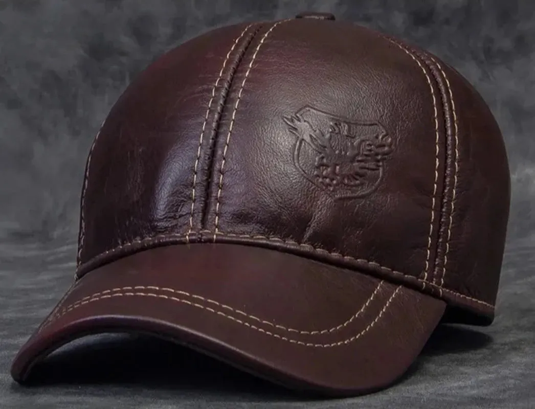 EagleEye Leather Cap