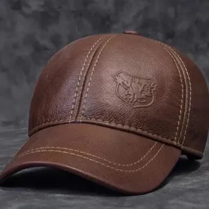 EagleEye Leather Cap
