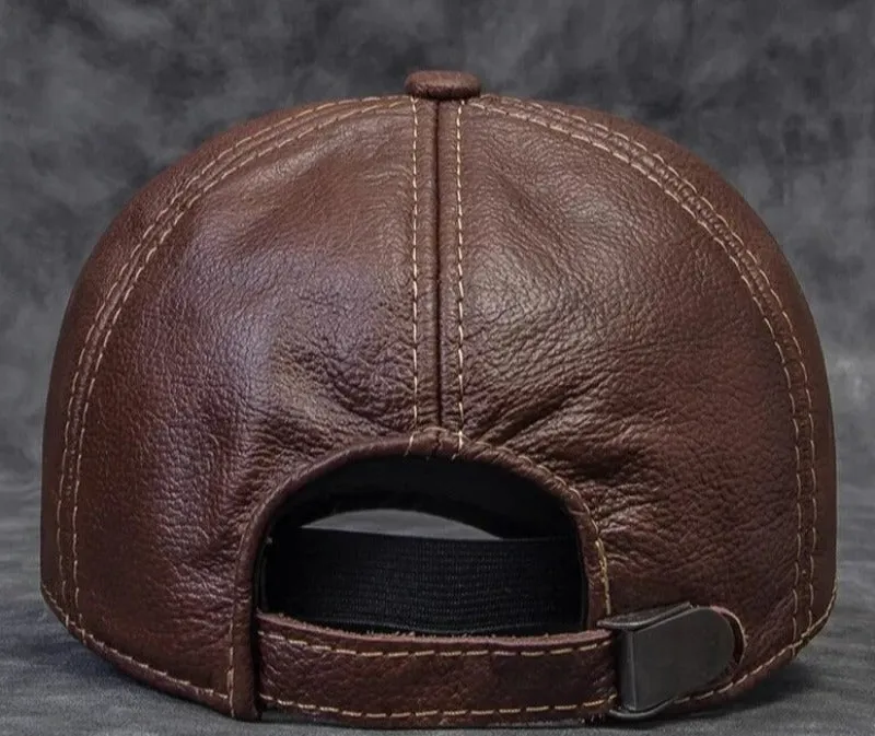 EagleEye Leather Cap