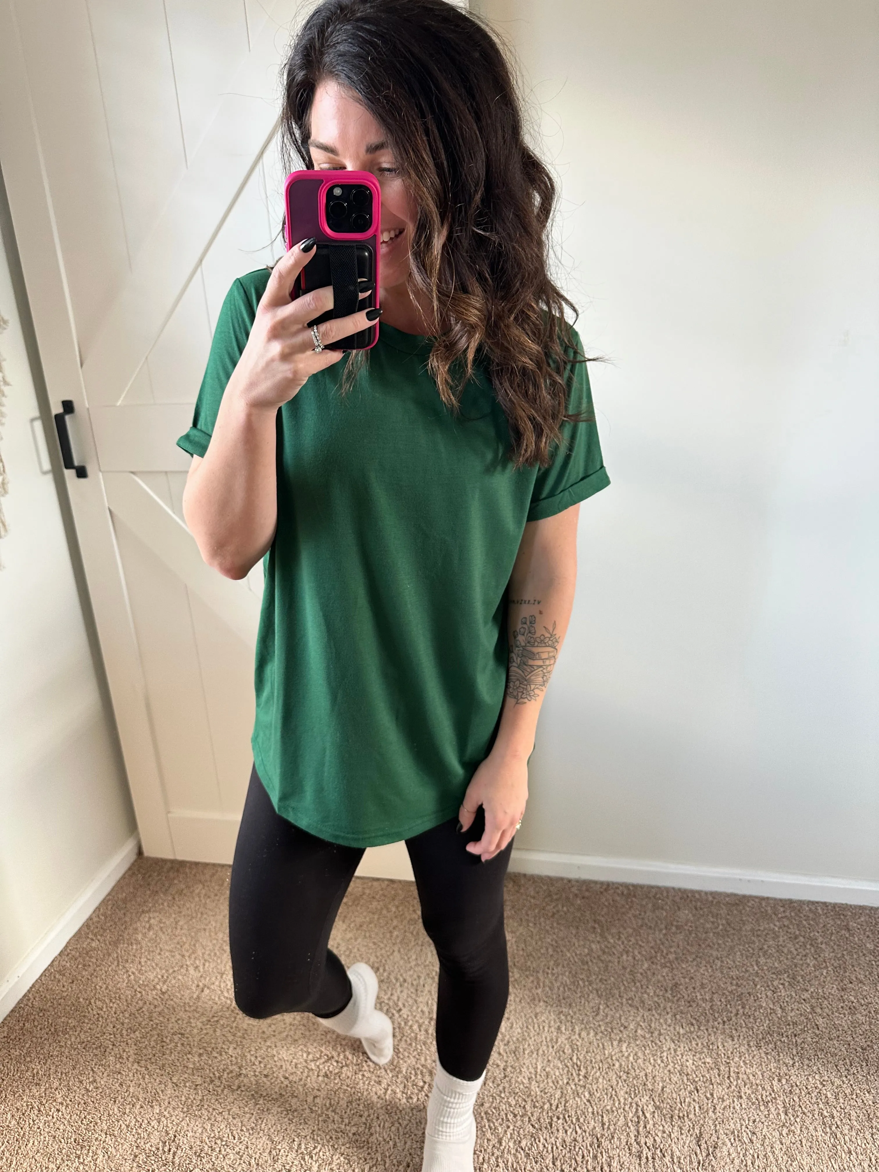 Easy Mode Basic Cuffed Tee - PREORDER