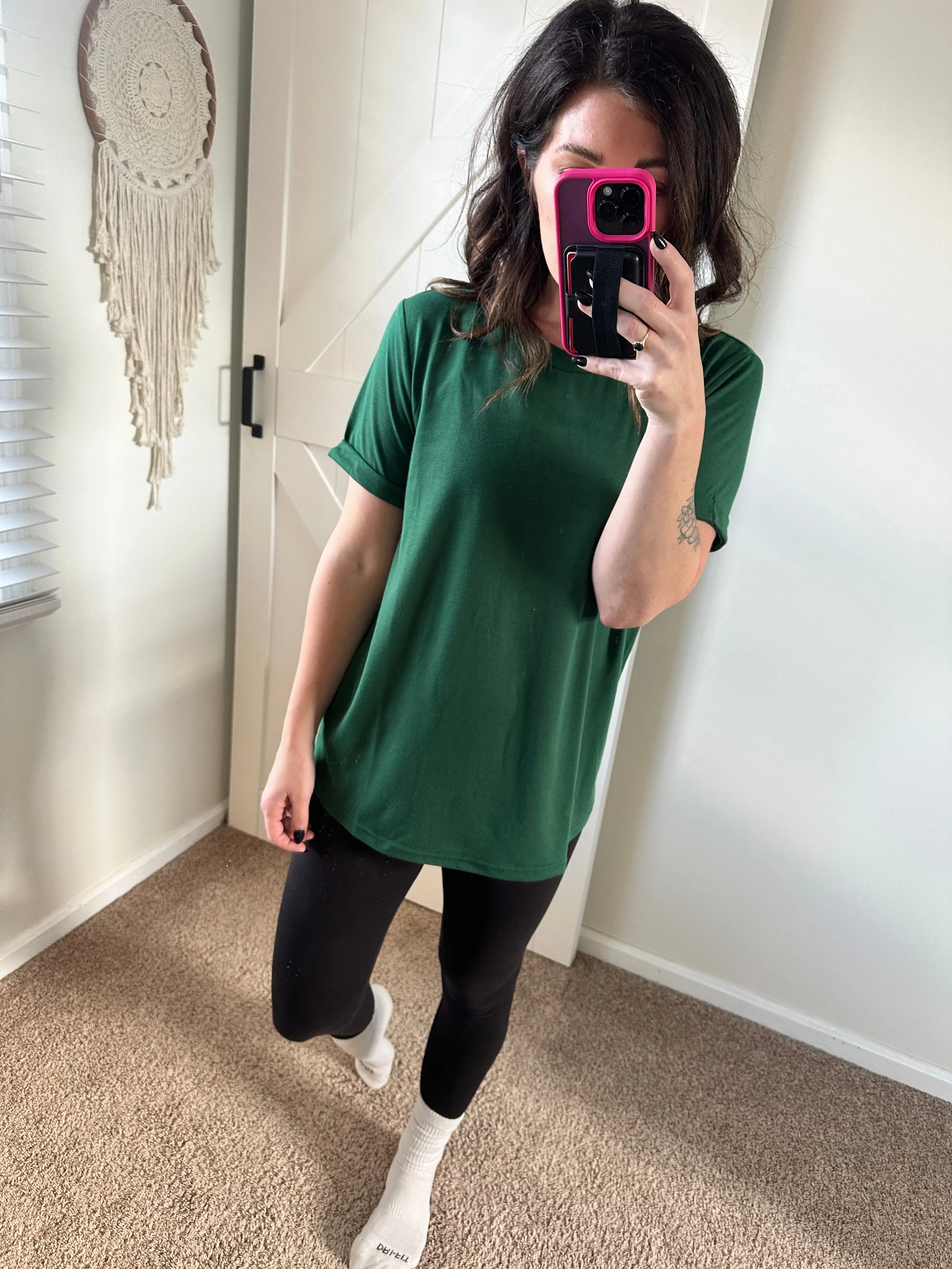 Easy Mode Basic Cuffed Tee - PREORDER