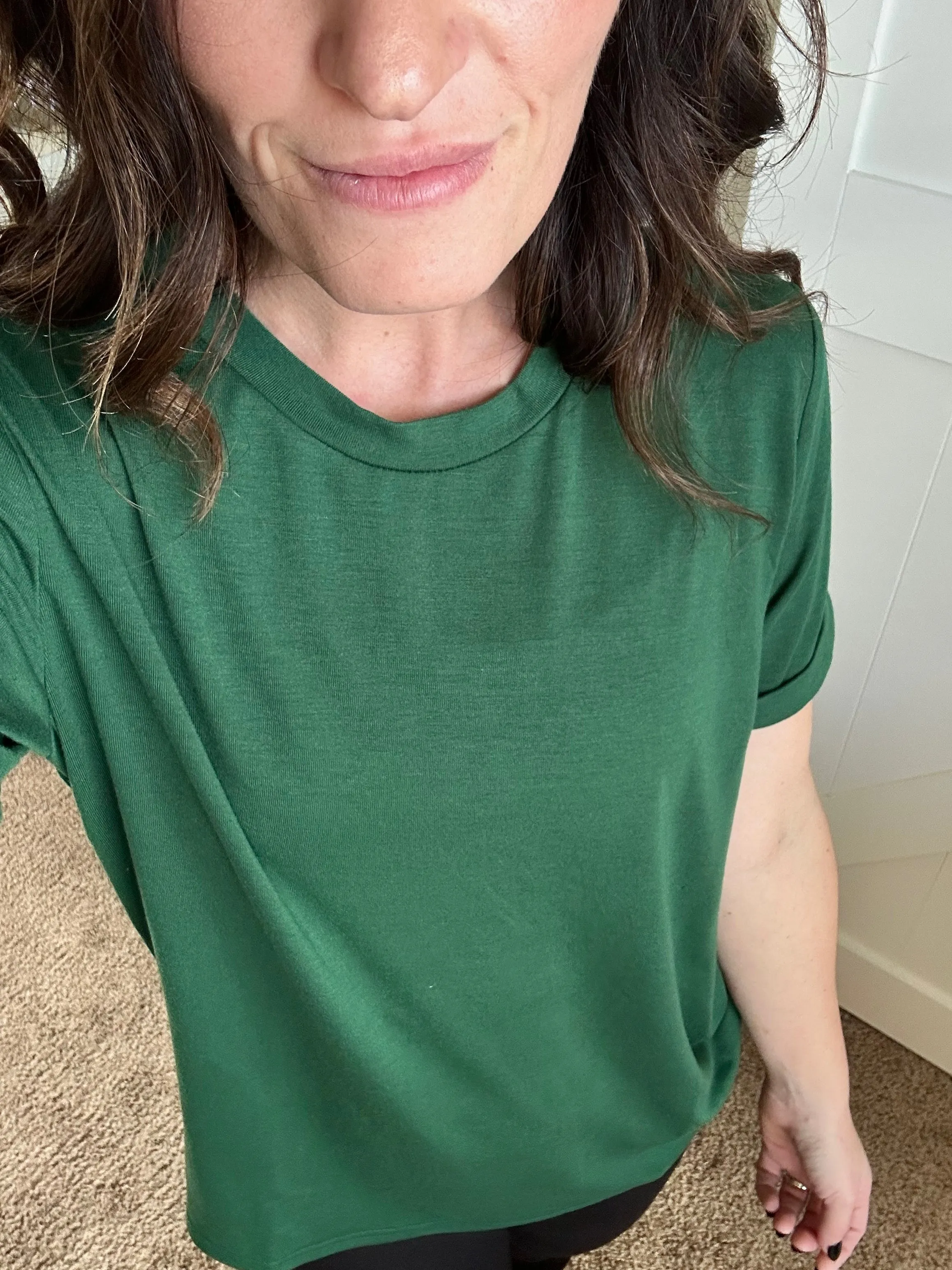 Easy Mode Basic Cuffed Tee - PREORDER