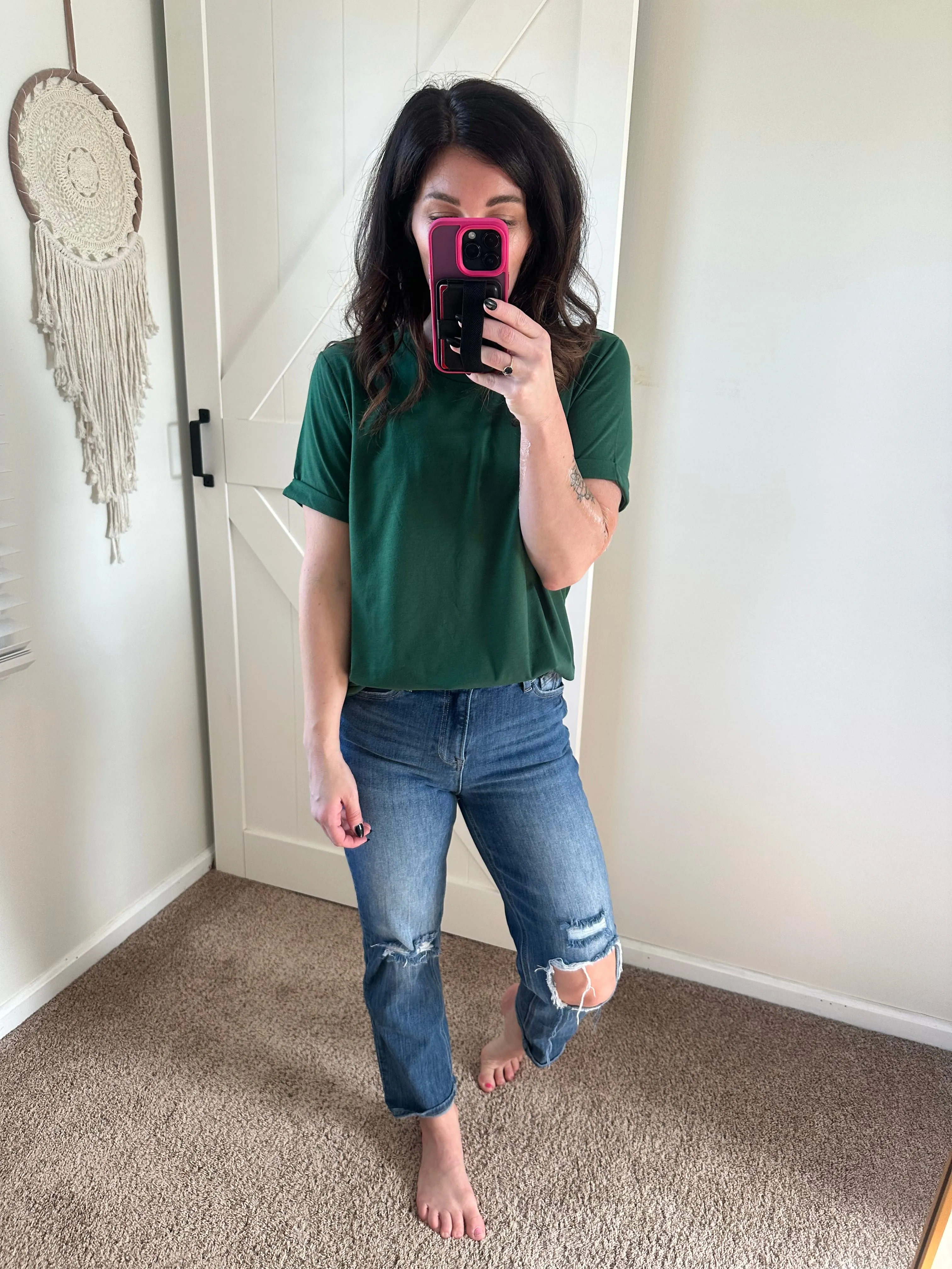 Easy Mode Basic Cuffed Tee - PREORDER