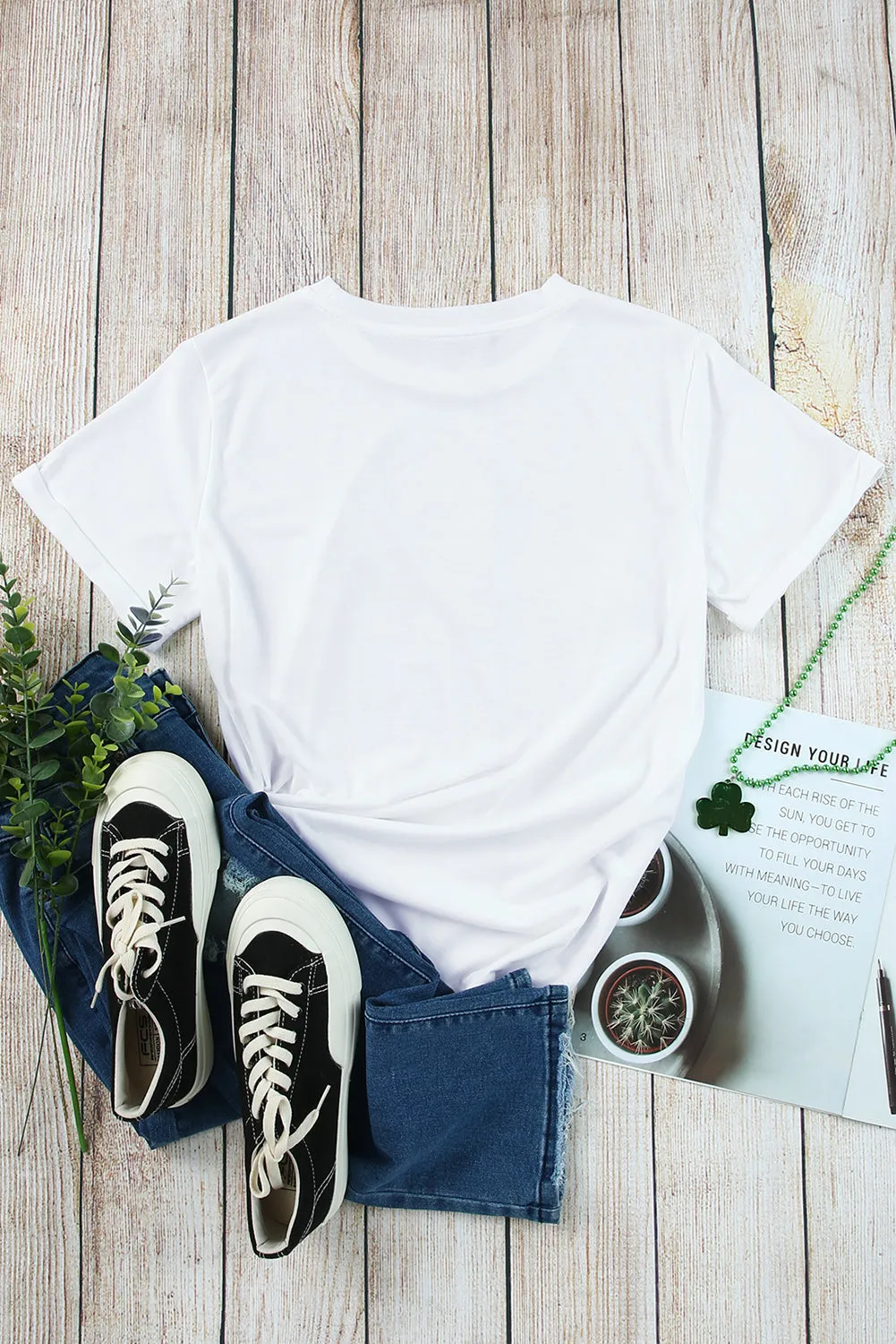 Easy Mode Basic Cuffed Tee - PREORDER