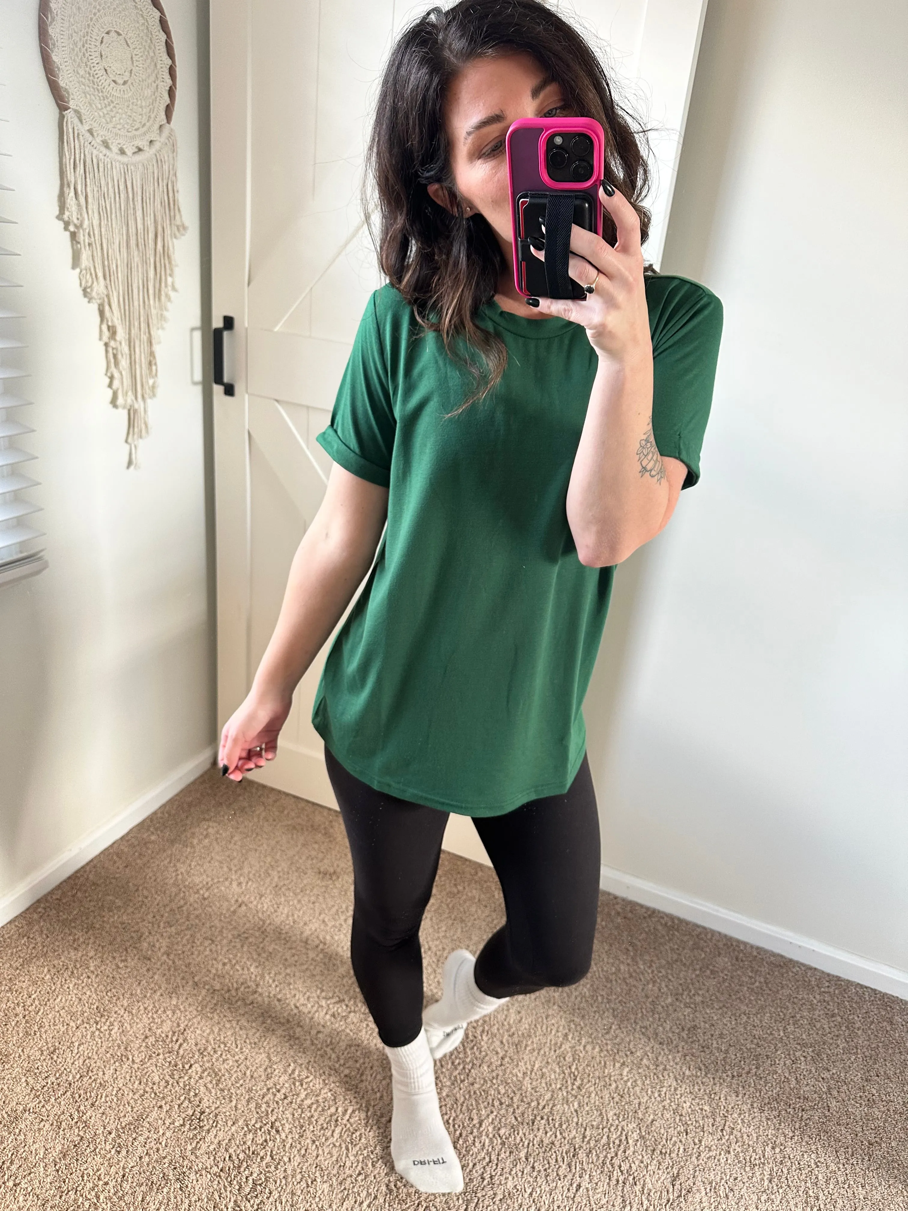 Easy Mode Basic Cuffed Tee - PREORDER