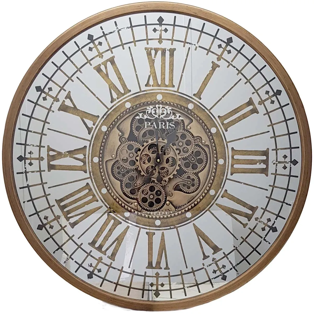 Edit House & Home-Home Artisan Denisof Metal Wall Clock