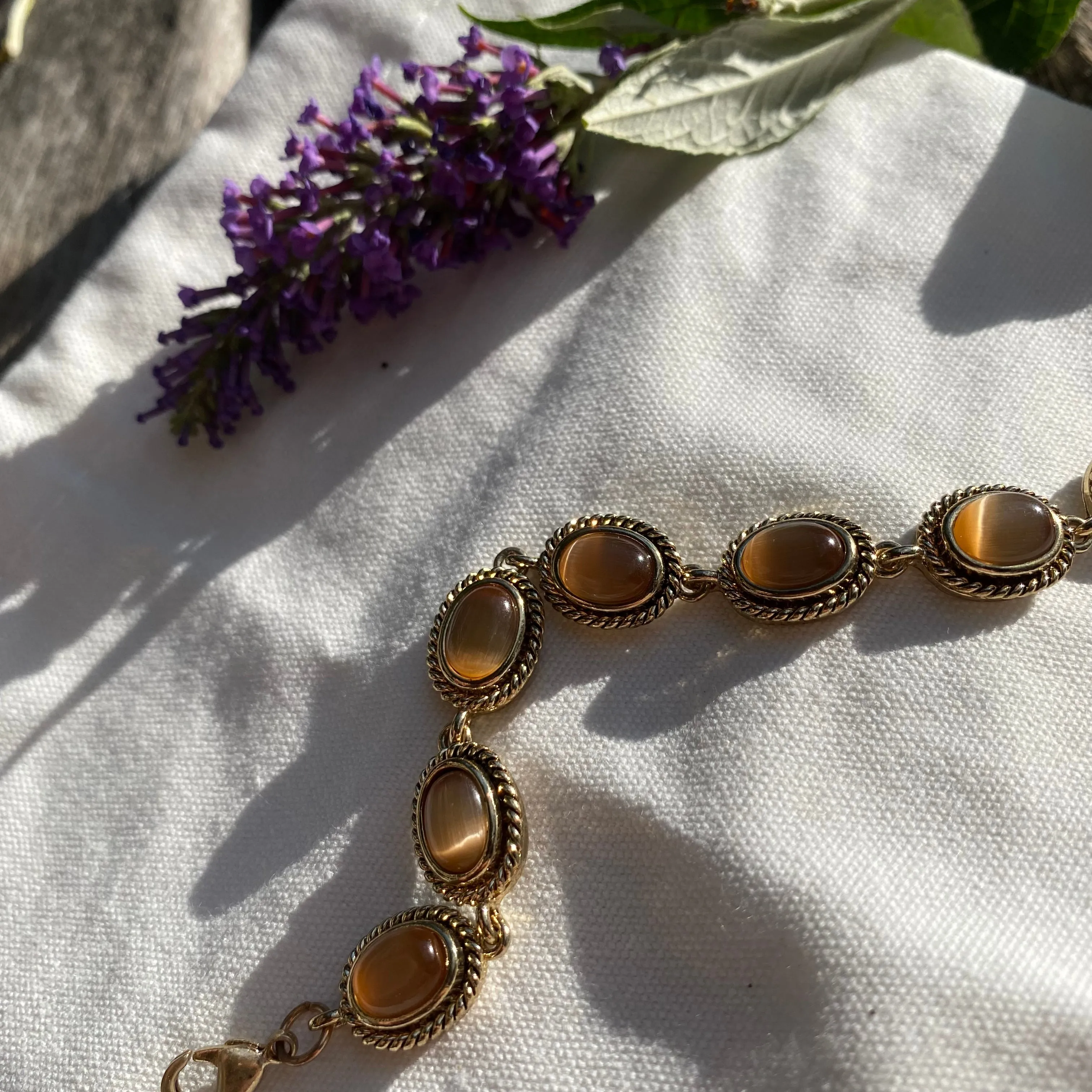 Edwardian Gemstone Tiered Statement Bracelet