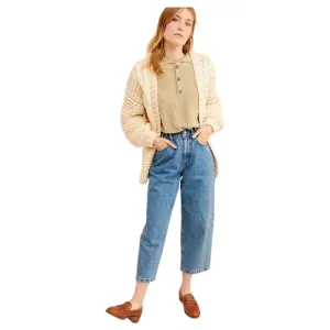 Edwin Maiia Cropped Wide Leg Jeans Size XS NWT $228