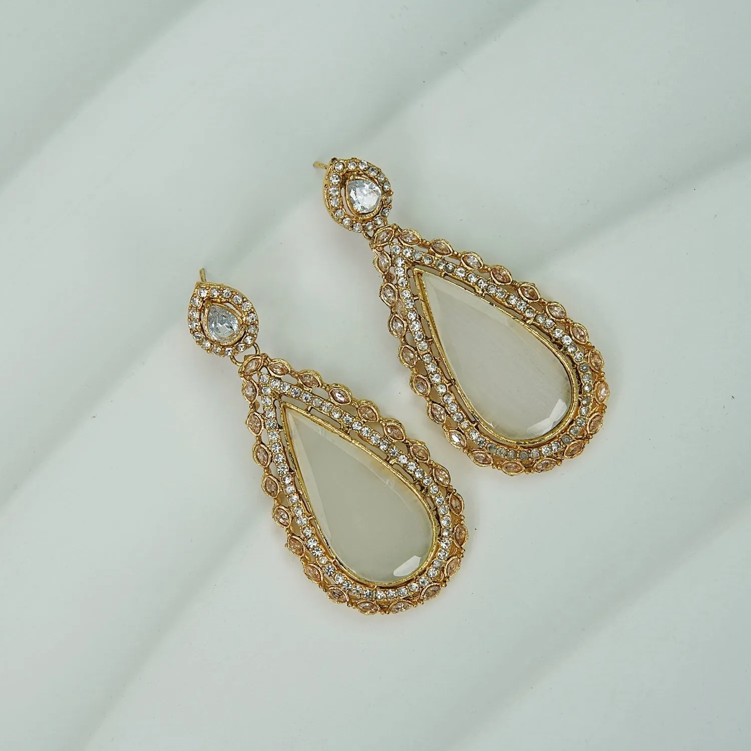 Egyptian Long Almond Earrings