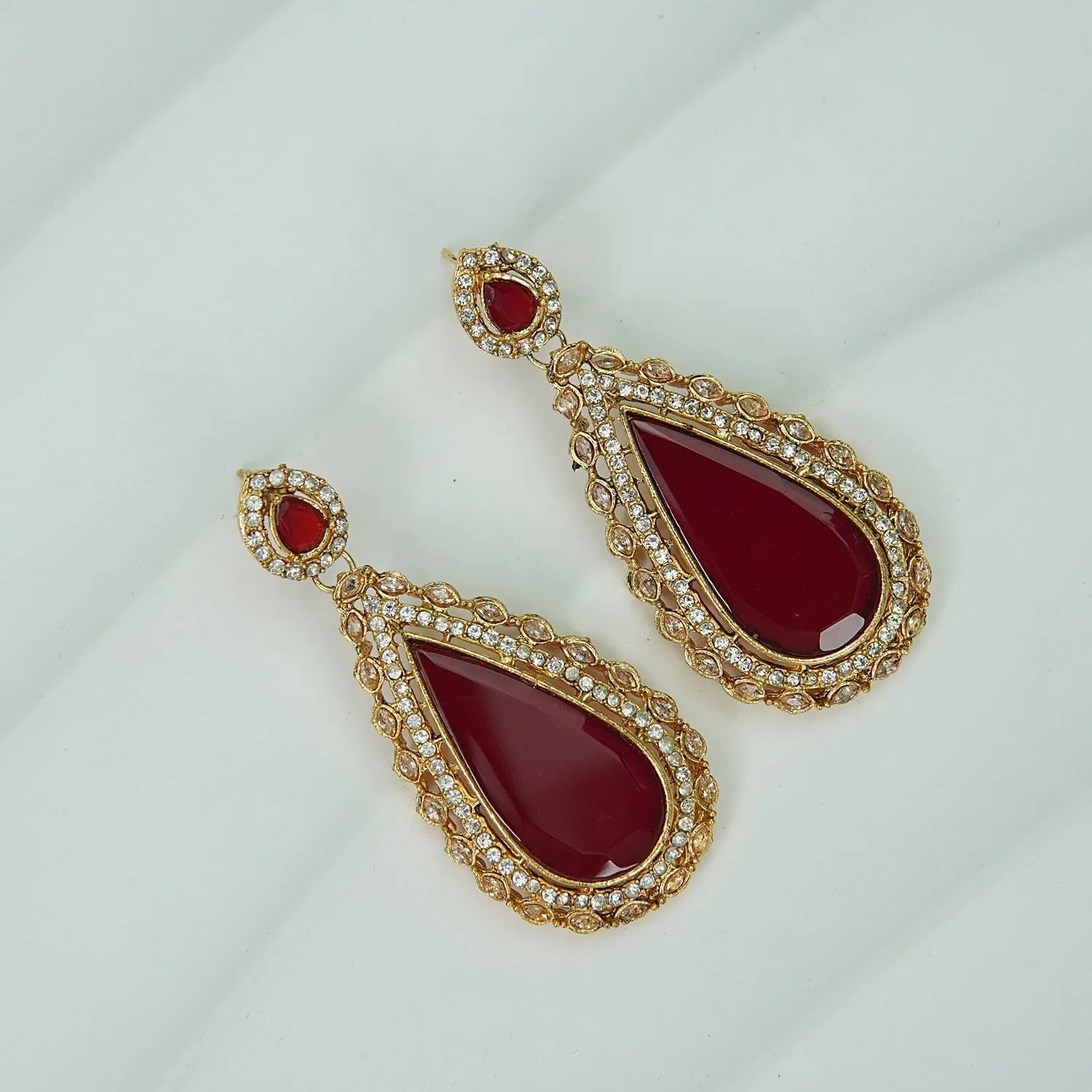 Egyptian Long Almond Earrings