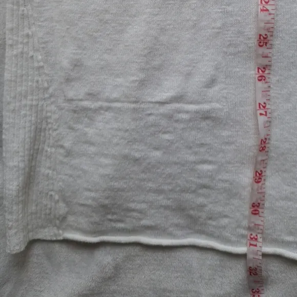 Eileen Fisher Linen/Cotton Open Front Cardigan Pockets Sz Large Oversized