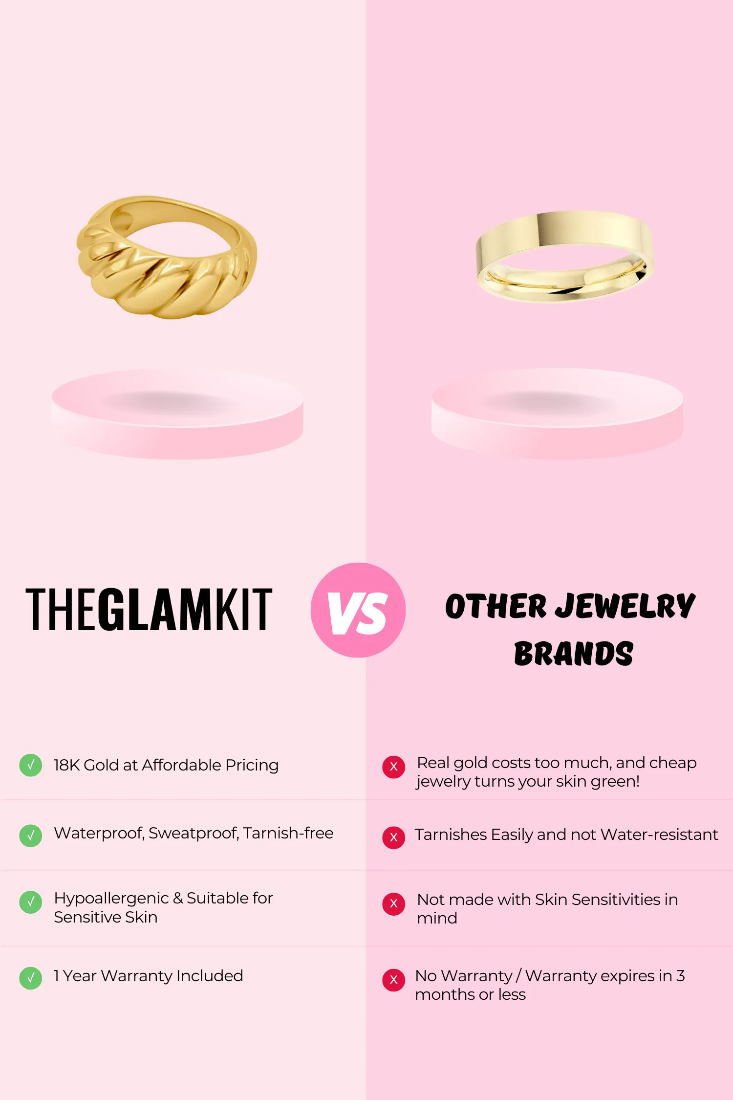 Elena Gold Croissant Ring