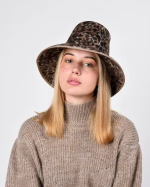 Emmet hat in Sheetah shag felt