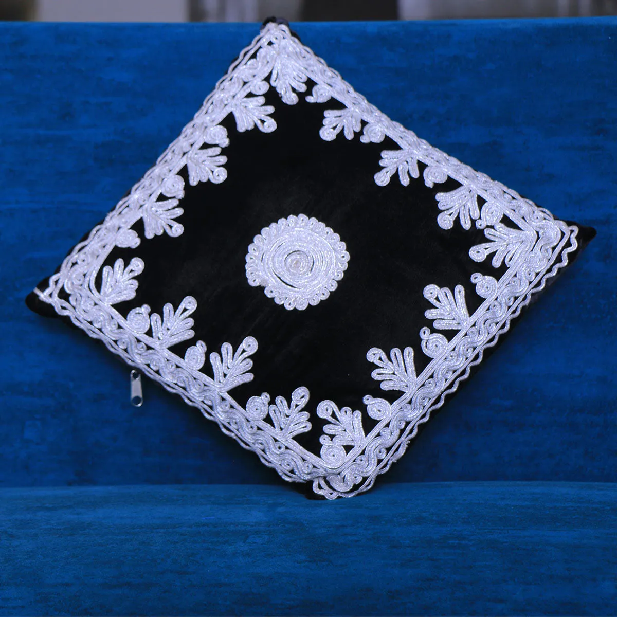 Exquisite Afghani Decorative Pillow | Handcrafted Cultural Accent Nk-387