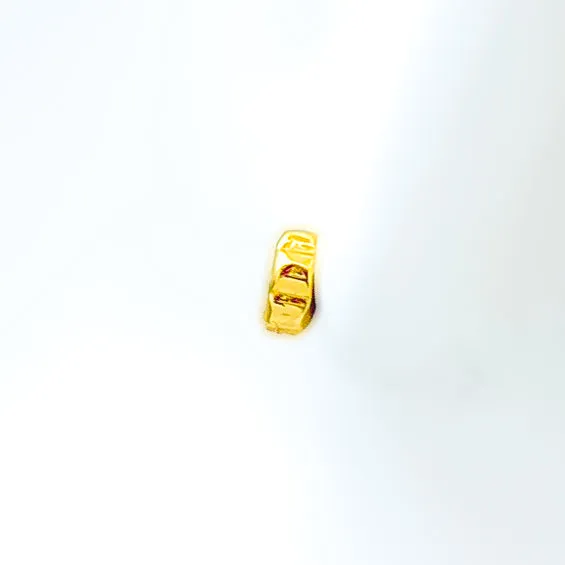 Exquisite Artistic 21k Gold Evil Eye Earrings