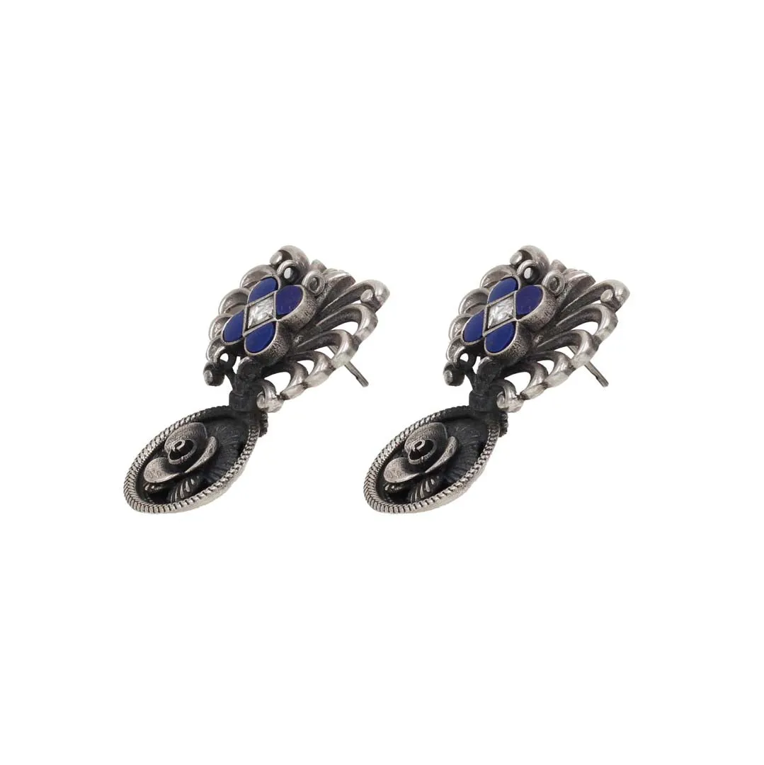 Exquisite Design: Sangeeta Boochra Handcrafted Silver Earrings