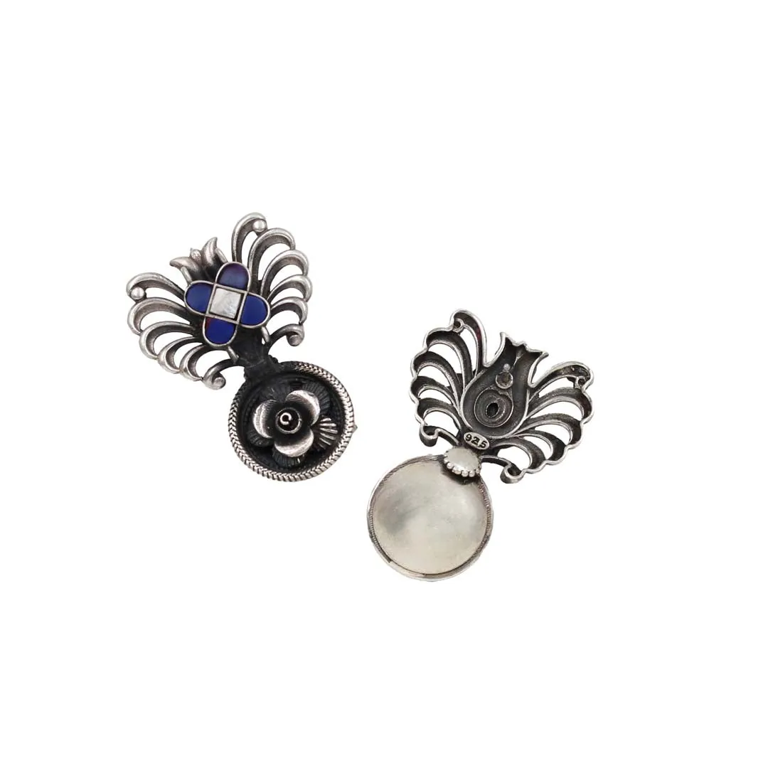 Exquisite Design: Sangeeta Boochra Handcrafted Silver Earrings