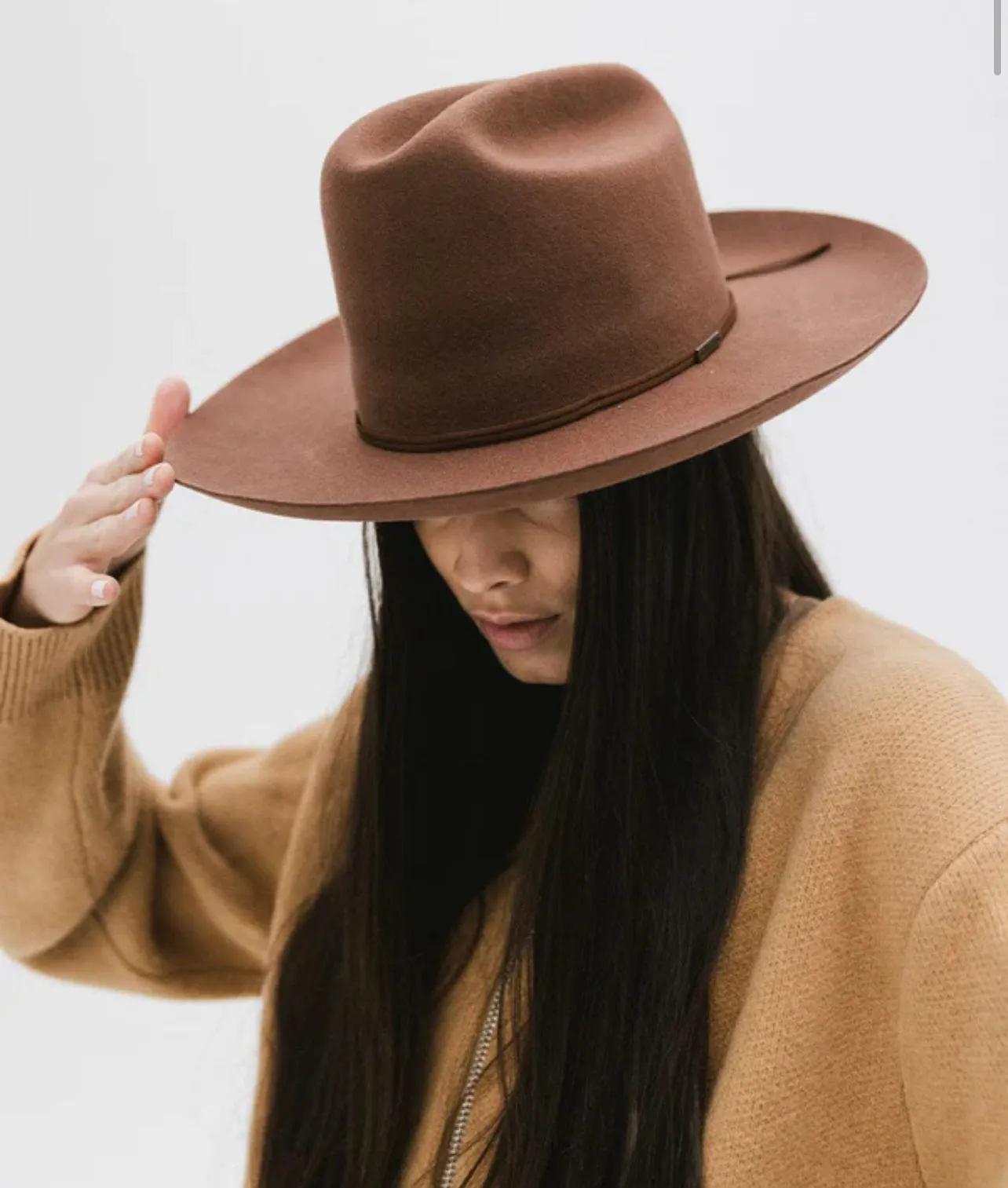 Ezra Western Hat - Dark Oak