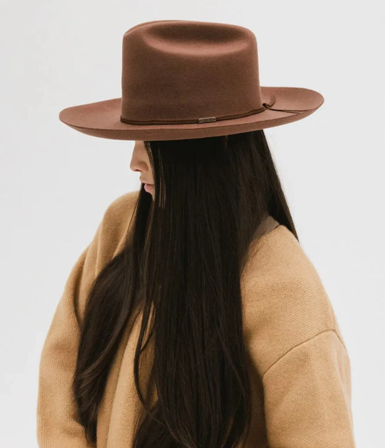 Ezra Western Hat - Dark Oak