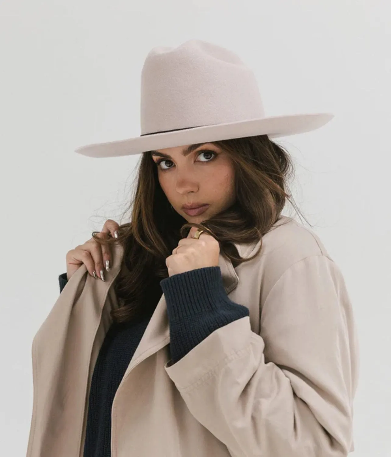 Ezra Western Hat - Ivory